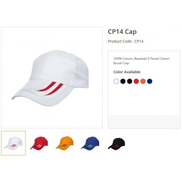 CP14 Series Cotton 6 Panel Cap