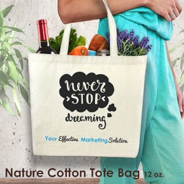 PB17019 Nature Cotton Tote Bag 12 oz