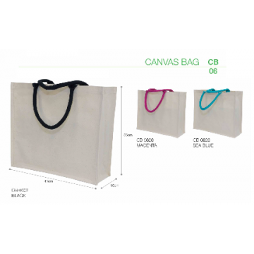 CB06xx Canvas Bag with Cotton Paddle Handle
