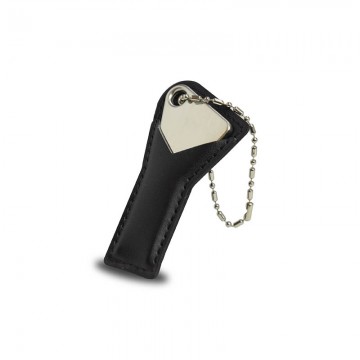 EX-003 Metal Key USB with PU Leather Pouch
