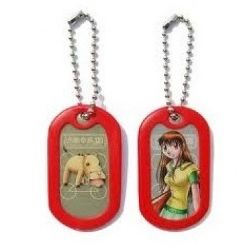 Customized Dog Tag - Cartoon with short chain