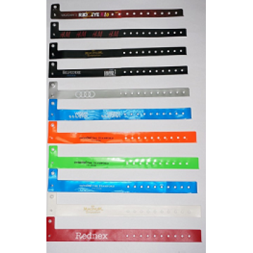 Vinyl wristbands with printing