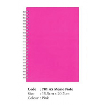 Code 701 A5 Memo Note Book