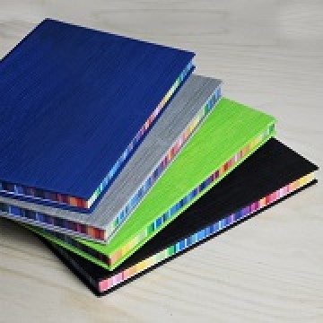 Jotter05 A5 Hard Cover Notebook with Rainbow side