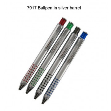 7917 Ballpen in silver barrel