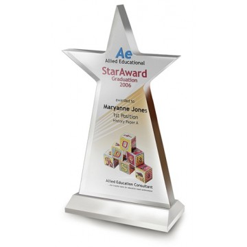 AP15 Star Acrylic Plaque