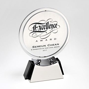 EXA24 Rotable Round Metal Plaque