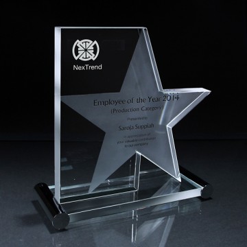 GA22 Star Block Glass Award